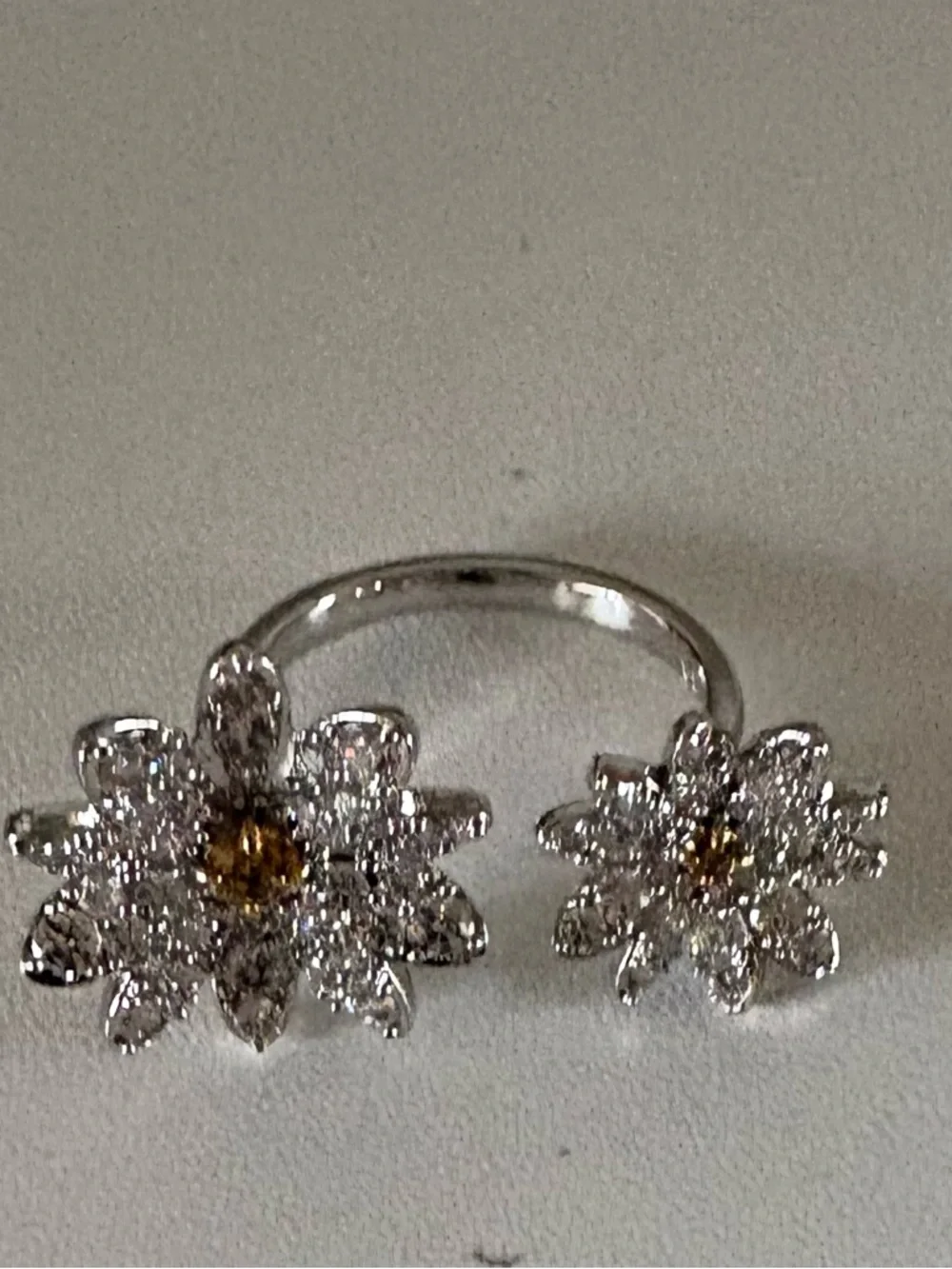 Swarovski Eternal Flower Open Ring | Size 8 - Picture 5 of 9